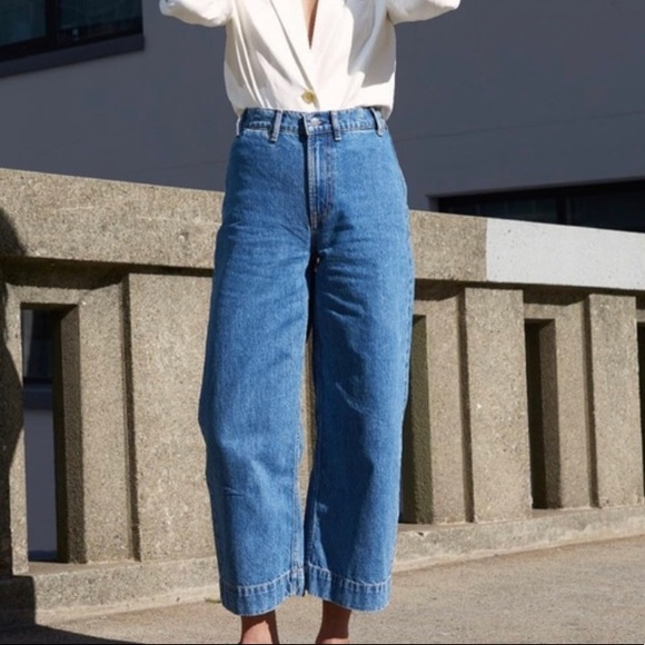 everlane wide leg jean